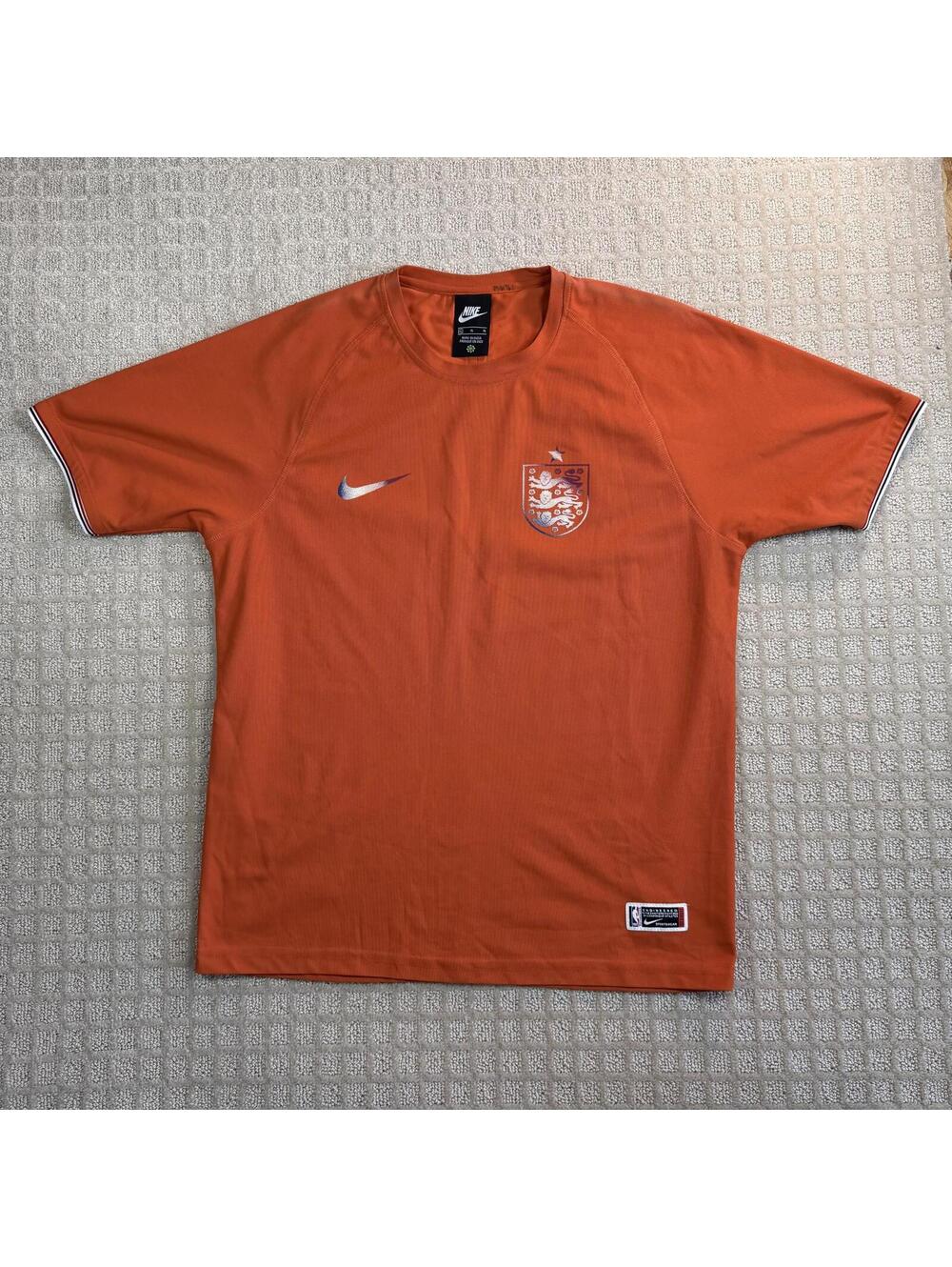 Nike England Soccer Jersey Orange #23 XL